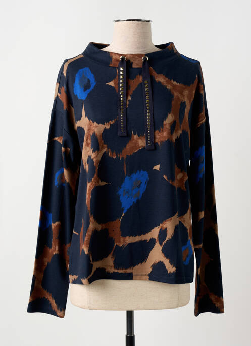 Pull col roulé bleu BETTY BARCLAY pour femme