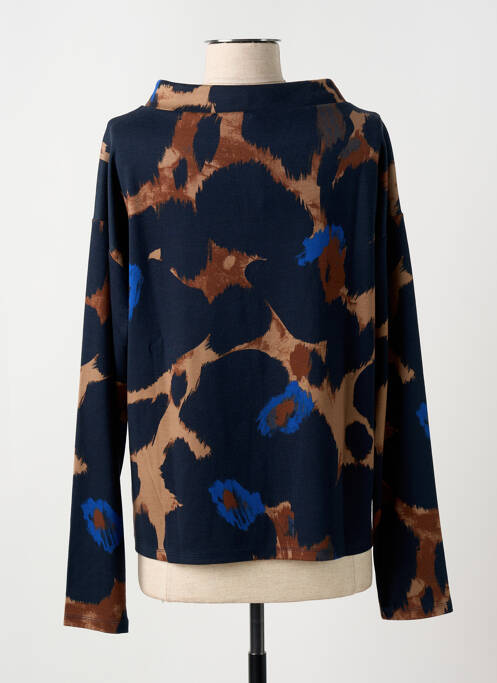 Pull col roulé bleu BETTY BARCLAY pour femme