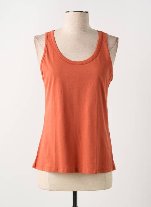 Top orange YERSE pour femme
