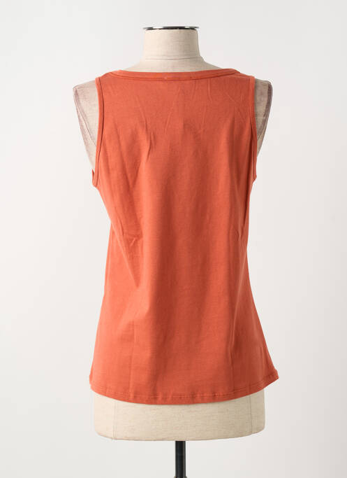 Top orange YERSE pour femme