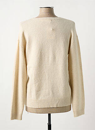 Pull coupe cintrée manches longues beige NICE THINGS femme