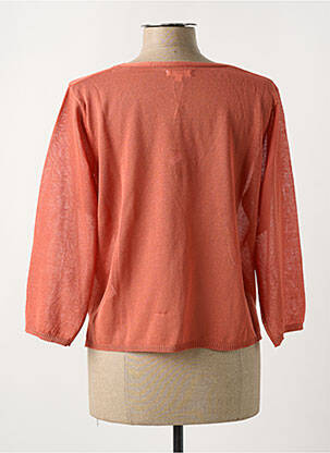 Gilet manches longues manches 3/4 orange YERSE femme