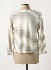 Gilet manches longues beige YERSE pour femme seconde vue