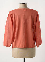 Gilet manches longues orange YERSE pour femme seconde vue