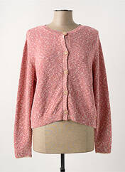 Gilet manches longues rouge YERSE pour femme seconde vue