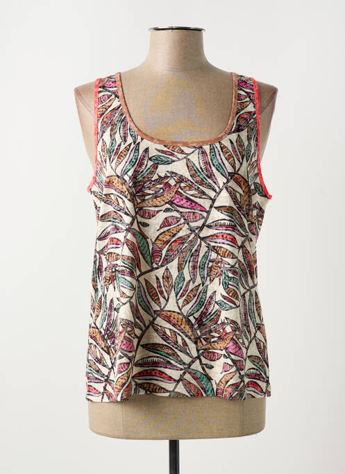 Débardeur beige LOLA ESPELETA pour femme