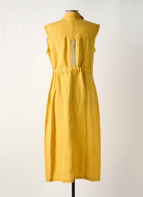 Robe longue jaune 7 SEASONS pour femme