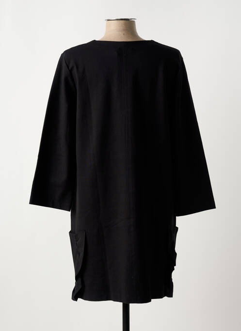 Robe mi-longue noir RIVIERES DE LUNE pour femme