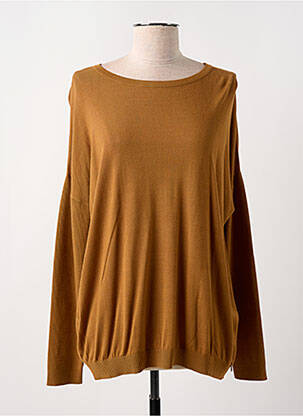 Pull stretch manches longues marron MADO ET LES AUTRES femme