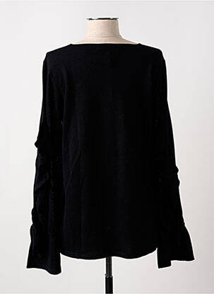 Pull tunique stretch manches longues noir TEOH & LEA femme