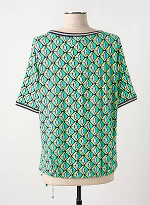 Blouse imprimé fantaisie manches courtes vert BETTY BARCLAY femme