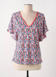 T-shirt imprimé fantaisie manches courtes orange LOLA ESPELETA femme