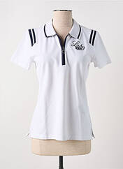 Polo blanc DELAHAYE pour femme seconde vue