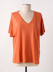 T-shirt orange NICE THINGS pour femme seconde vue