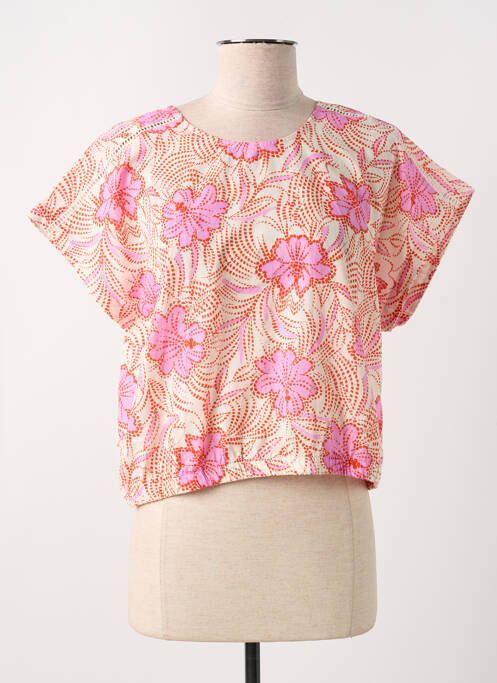 Blouse rose KANOPE pour femme