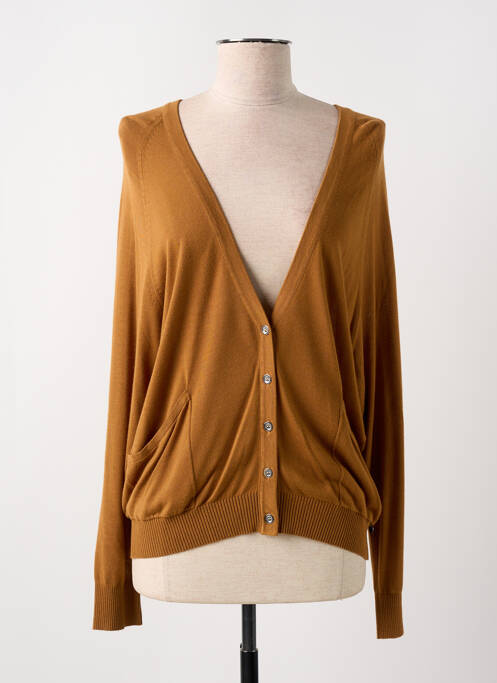 Gilet manches longues marron MADO ET LES AUTRES pour femme