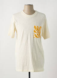 T-shirt coupe droite manches courtes beige JACK & JONES garcon