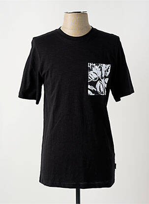 T-shirt coupe droite manches courtes noir JACK & JONES garcon