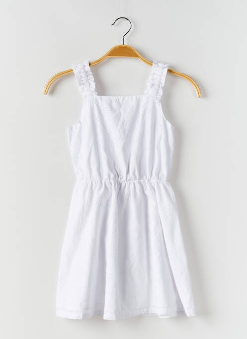 Robe mi-longue blanc NAME IT pour fille