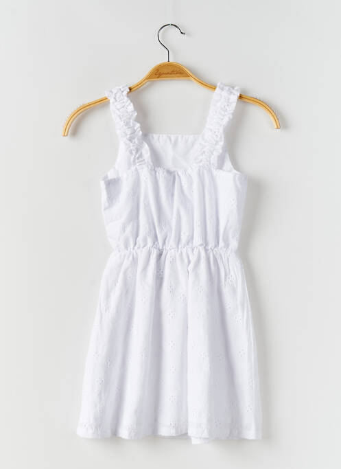 Robe mi-longue blanc NAME IT pour fille