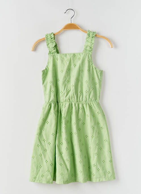 Robe mi-longue vert NAME IT pour fille