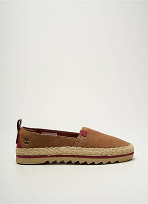 Espadrilles bout rond talon plat jusqu'à 3cm marron TIMBERLAND femme