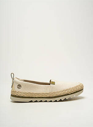 Espadrilles bout rond talon plat jusqu'à 3cm beige TIMBERLAND femme