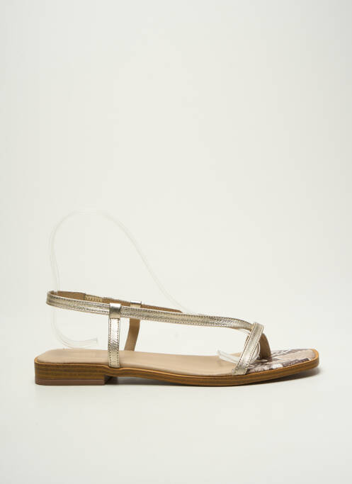 Sandales/Nu pieds or REQINS pour femme