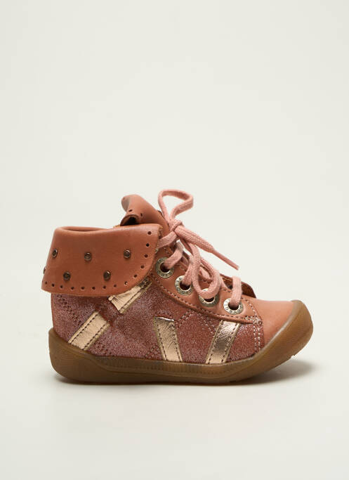 Bottillons rose BABYBOTTE pour fille