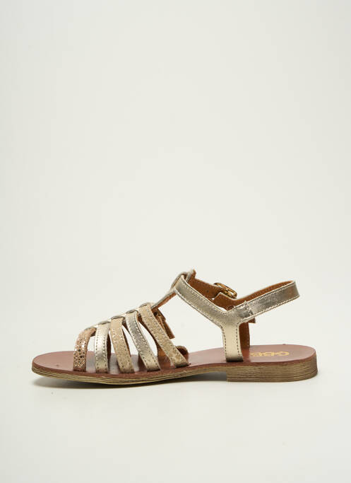 Sandales/Nu pieds or GBB pour fille