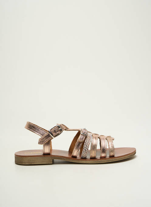 Sandales/Nu pieds rose GBB pour fille