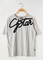 T-shirt gris G STAR pour fille seconde vue