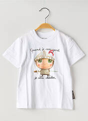 T-shirt blanc ISABELLE KESSEDJIAN pour garçon seconde vue