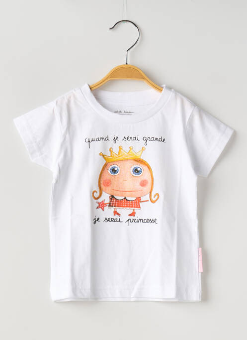 T-shirt blanc ISABELLE KESSEDJIAN pour fille