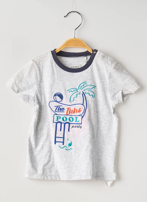 T-shirt gris IKKS pour garçon