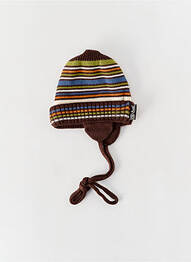 Bonnet fermeture liens à nouer marron DOLLI VON DÖLL garcon