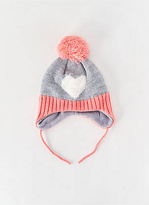 Bonnet imprimé fantaisie rose BARTS fille