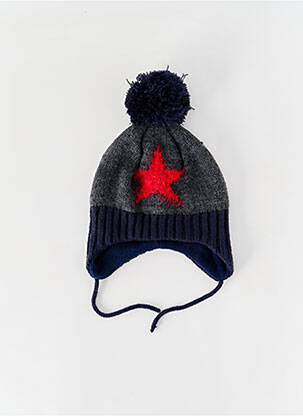 Bonnet imprimé fantaisie bleu BARTS garçon