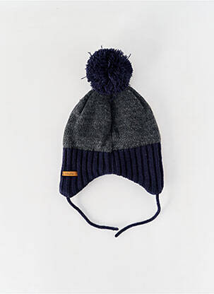Bonnet imprimé fantaisie bleu BARTS garçon