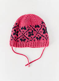 Bonnet fermeture liens à nouer rose BARTS fille