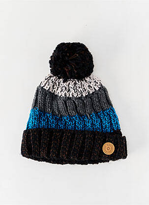 Bonnet maille grosse maille bleu BARTS garçon