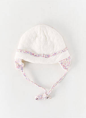 Bonnet imprimé fantaisie blanc DOLLI VON DÖLL fille