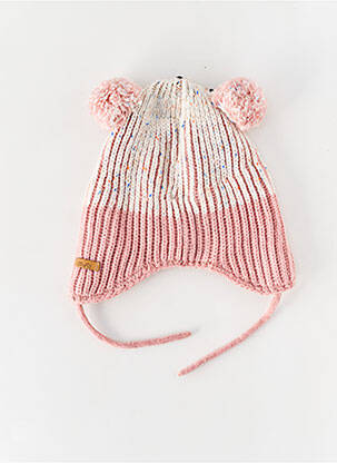Bonnet fermeture liens à nouer rose BARTS fille