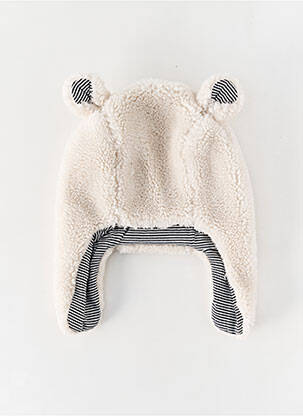 Bonnet doublure beige BARTS garçon