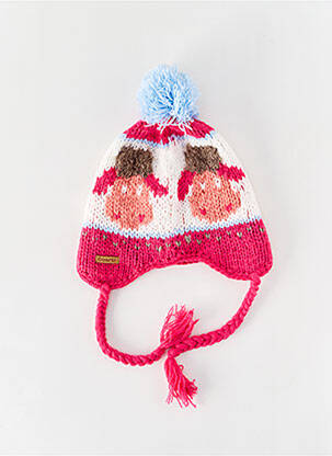 Bonnet imprimé fantaisie rose BARTS fille