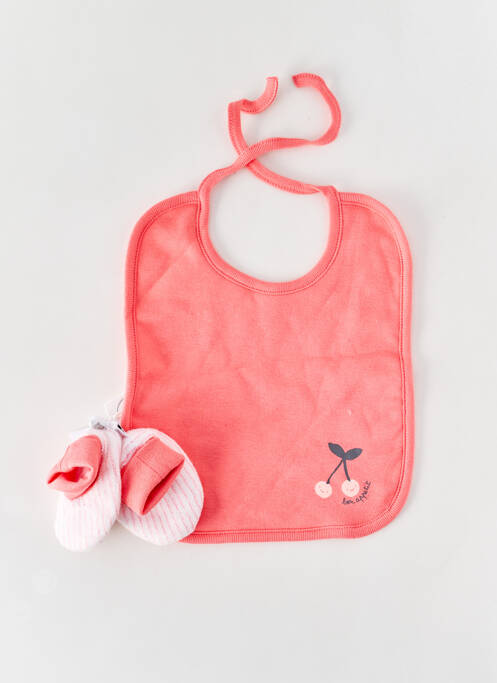 Bavoir rose ABSORBA pour enfant