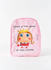Sac à dos rose ISABELLE KESSEDJIAN pour fille seconde vue