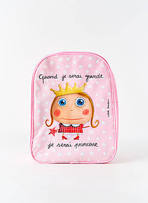 Sac à dos rose ISABELLE KESSEDJIAN pour fille