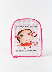 Sac à dos rose ISABELLE KESSEDJIAN pour fille seconde vue