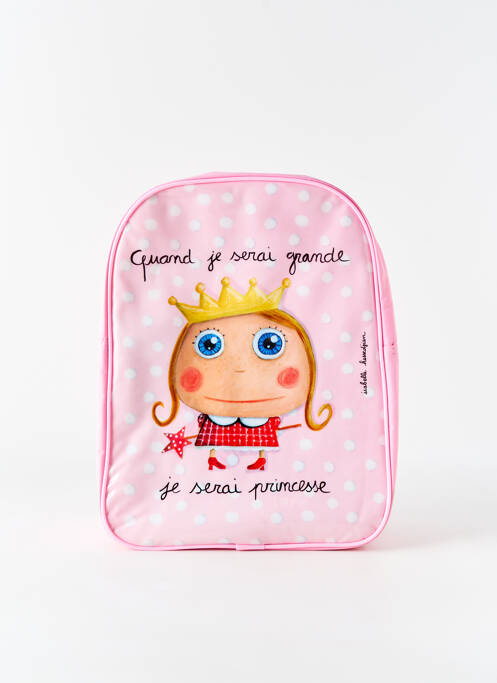 Sac à dos rose ISABELLE KESSEDJIAN pour fille
